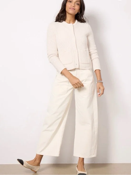 Splendid Dre Cardigan Moonstone Cream Size M - Picture 5 of 11